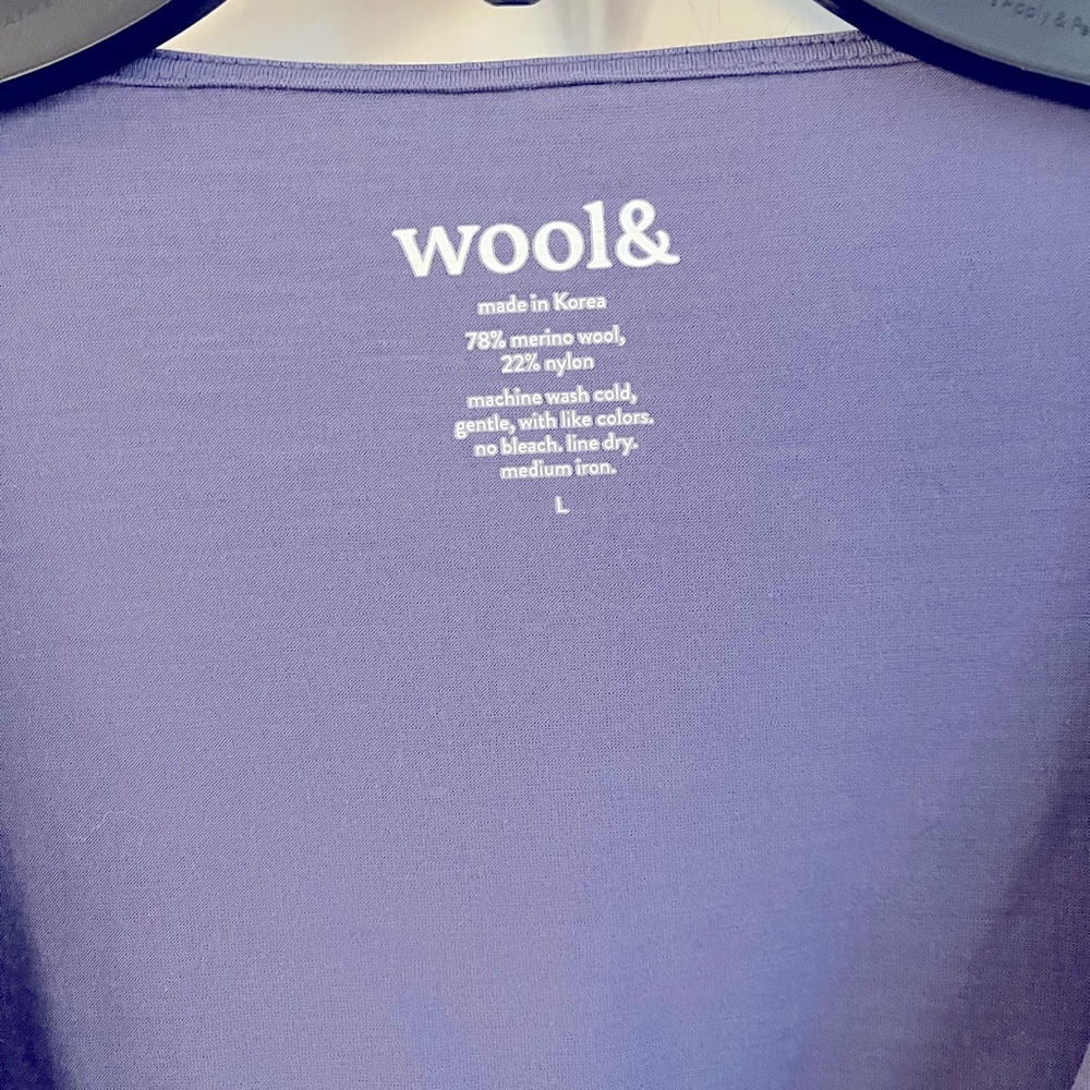 Wool& Wrap Top - size L - Picture 2 of 5